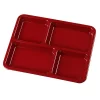 Best Sale ❤️ Carlisle 8.67 In. X 10.95 In. Omnidirectional Melamine 4-Compartment Lunch Tray In Dark Cranberry (Case Of 12) 😍 -Serveware Store Online unnamed file 1320