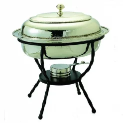 Budget 👏 Old Dutch 6 Qt. Oval Polished Nickel Over Stainless Steel Chafing Dish 🔥