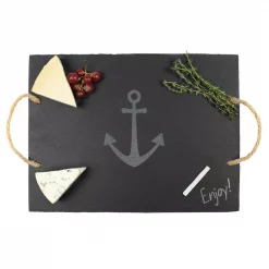 Discount 😀 Cathy's Concepts Cathy’s Concepts Anchor Slate Serving Tray 🥰 -Serveware Store Online unnamed file 1346