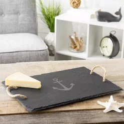 Discount 😀 Cathy's Concepts Cathy’s Concepts Anchor Slate Serving Tray 🥰 -Serveware Store Online unnamed file 1347