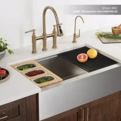 Flash Sale 🔔 KRAUS 16.75 In. Workstation Kitchen Sink Composite Serving Board Set With Rectangular Stainless Steel Bowls 💯 -Serveware Store Online unnamed file 1378