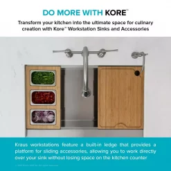 Flash Sale 🔔 KRAUS 16.75 In. Workstation Kitchen Sink Composite Serving Board Set With Rectangular Stainless Steel Bowls 💯 -Serveware Store Online unnamed file 1379
