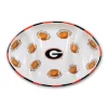 Discount 😉 Magnolia Lane Georgia Ceramic Football Tailgating Platter 🔥 -Serveware Store Online unnamed file 1396