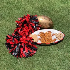 Discount 😉 Magnolia Lane Georgia Ceramic Football Tailgating Platter 🔥 -Serveware Store Online unnamed file 1399