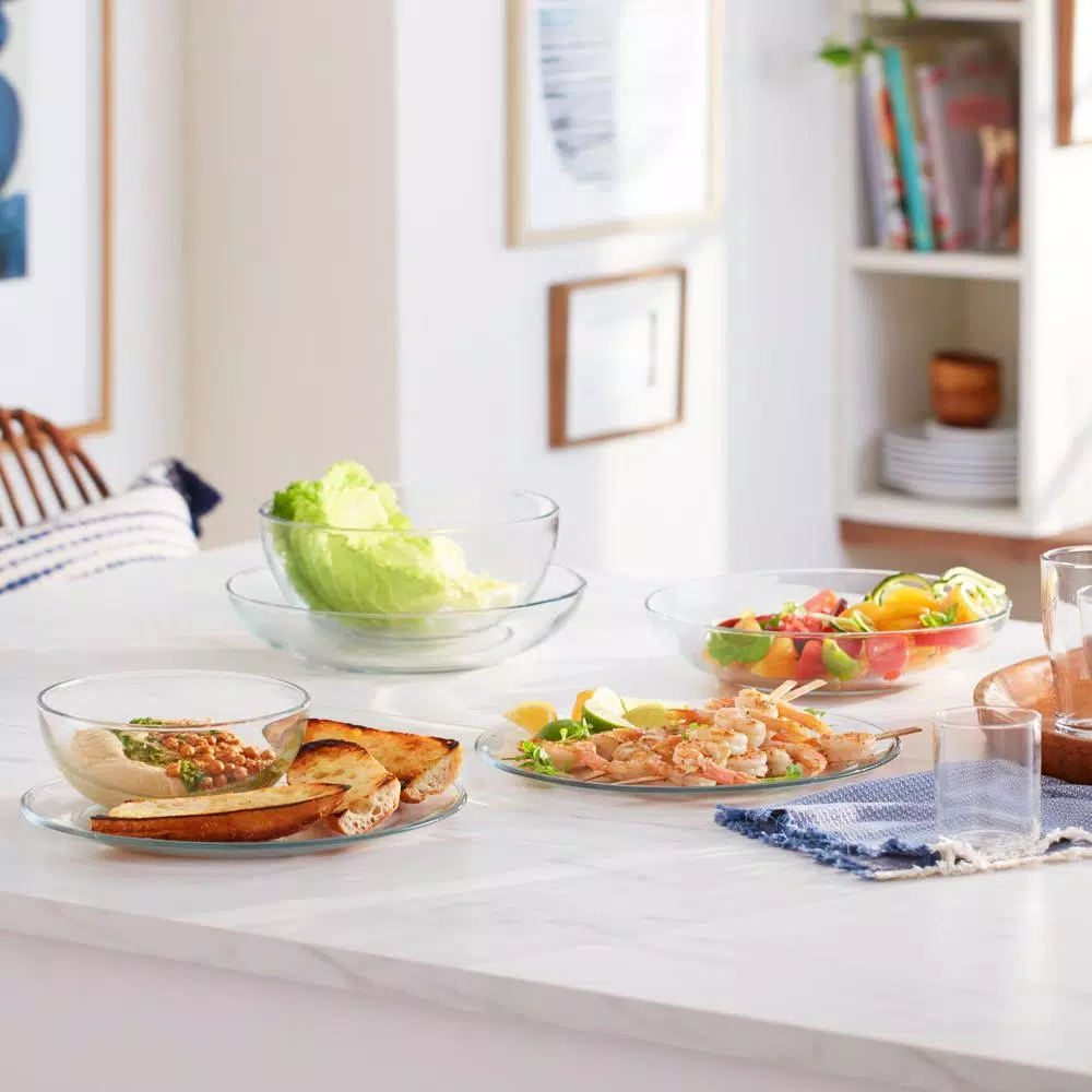 Discount ❤️ Libbey Selene 2-piece, 12 In. Glass Serving Bowl Set ✨ 4 Discount ❤️ Libbey Selene 2-piece, 12 In. Glass Serving Bowl Set ✨ - Image 2