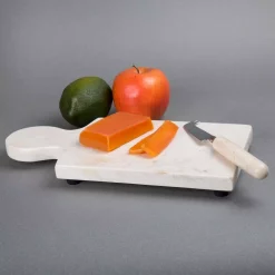 New 🌟 Creative Home 12 In. X 6 In. Natural Champagne Marble Cheese Paddle Board ⭐ -Serveware Store Online unnamed file 1416