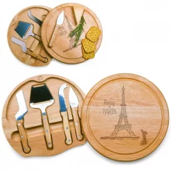 Budget ⌛ TOSCANA 10.2 In. Ratatouille Circo Cheese Board And Tools Set 💯 -Serveware Store Online unnamed file 1426