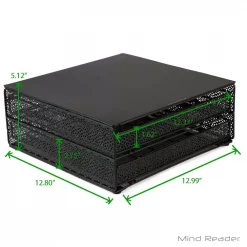 Brand new 🎉 Mind Reader 72-Capacity Black Double K-Cup Storage Tray With Flower Pattern Metal Mesh 👏 -Serveware Store Online unnamed file 1439