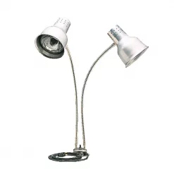 Outlet 🤩 Carlisle Flexiglow 24 In. Heat Lamp Dual Arm With Single Base Aluminum 🥰