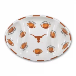 Buy 🧨 Magnolia Lane Texas Ceramic Football Tailgating Platter 😉