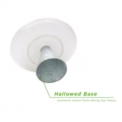 Discount ⌛ Mind Reader Silver Ceramic & Galvanized Cake Stand, Party Cake Display, Cupcake Stand Holder, Dessert Display Tray 😍 -Serveware Store Online unnamed file 149