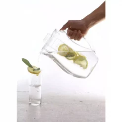 Hot Sale ⭐ Ovente 84 Fl. Oz. Clear Pitcher With Removable Fruit Infuser Rod And Ice Rod, Non-Slip Handle, Drip-Free Spout ⭐ -Serveware Store Online unnamed file 1502