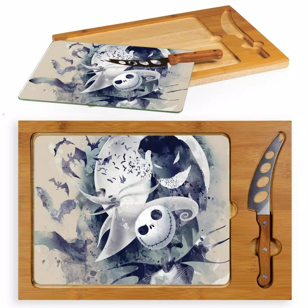 Wholesale ⌛ TOSCANA 15.4 In. Jack And Zero Icon Glass Top Serving Tray And Knife Set 🔥 4 Wholesale ⌛ TOSCANA 15.4 In. Jack And Zero Icon Glass Top Serving Tray And Knife Set 🔥 - Image 2