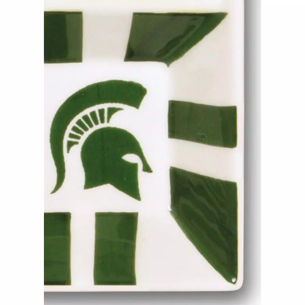 Best Sale ๐ Magnolia Lane Michigan State Ceramic 4 Section Tailgating Serving Platter โ 4 Best Sale ๐ Magnolia Lane Michigan State Ceramic 4 Section Tailgating Serving Platter โ - Image 2