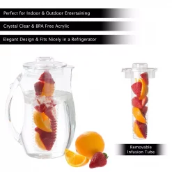 Budget ⭐ Classic Cuisine 96 Oz. Clear Acrylic Infusion Pitcher 🎉 -Serveware Store Online unnamed file 1527