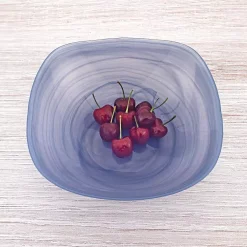 Discount ✔️ Badash Crystal Sky Blue Alabaster Glass 10 In. Squarish Bowl 👍 -Serveware Store Online unnamed file 1602