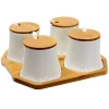 Promo 👏 Elama Ceramic Condiment Jars With Bamboo Lids And Serving Spoons 🧨 -Serveware Store Online unnamed file 1650