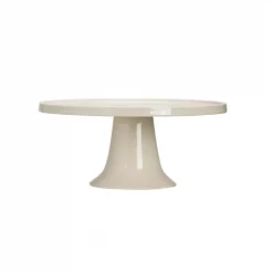 Cheap 😀 3R Studios Single-Tier White Stoneware Cake Stand With Multicolor Flowers 🛒