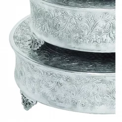 Hot Sale 💯 Benzara Silver Aluminum Cake Stand 😀 11 Hot Sale 💯 Benzara Silver Aluminum Cake Stand 😀 -Serveware Store Online unnamed file 206