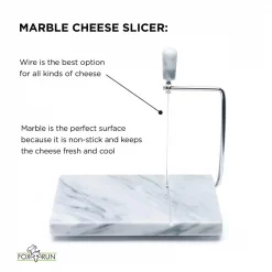 Hot Sale 👍 Fox Run 8 In. W X 5 In. D Marble Cheese Board With Slicer ❤️ -Serveware Store Online unnamed file 230