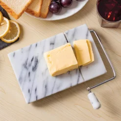 Hot Sale 👍 Fox Run 8 In. W X 5 In. D Marble Cheese Board With Slicer ❤️ -Serveware Store Online unnamed file 233