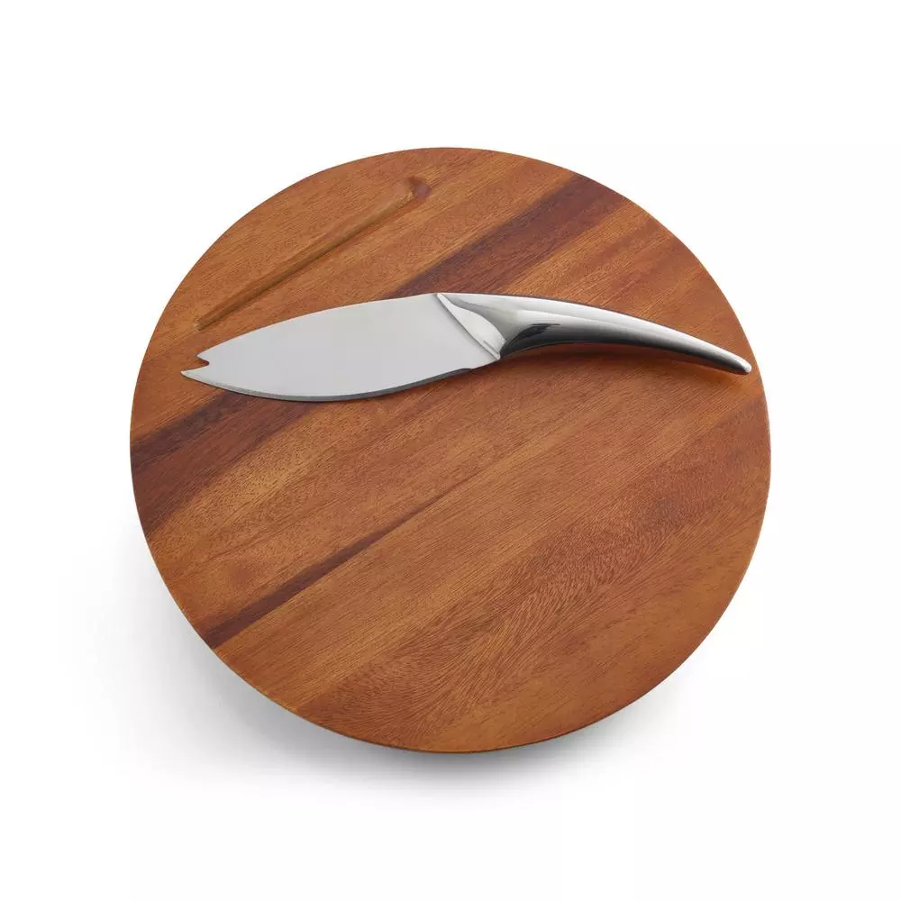 Best Sale ๐ฅ Nambe Harmony Wood Cheese Board With Knife ๐ 4 Best Sale ๐ฅ Nambe Harmony Wood Cheese Board With Knife ๐ - Image 2