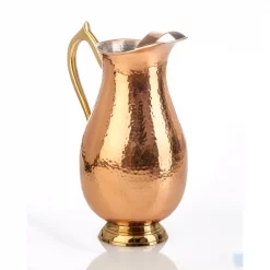 Top 10 🥰 Abigails Element Collection 🔨 Hammered Copper Pitcher With Brass Handle 😉