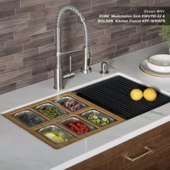 Deals 🤩 KRAUS 16.75 In. Workstation Kitchen Sink Composite Serving Board Set With Rectangular Stainless Steel Bowls 🔔 -Serveware Store Online unnamed file 294