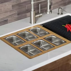 Deals 🤩 KRAUS 16.75 In. Workstation Kitchen Sink Composite Serving Board Set With Rectangular Stainless Steel Bowls 🔔 -Serveware Store Online unnamed file 302
