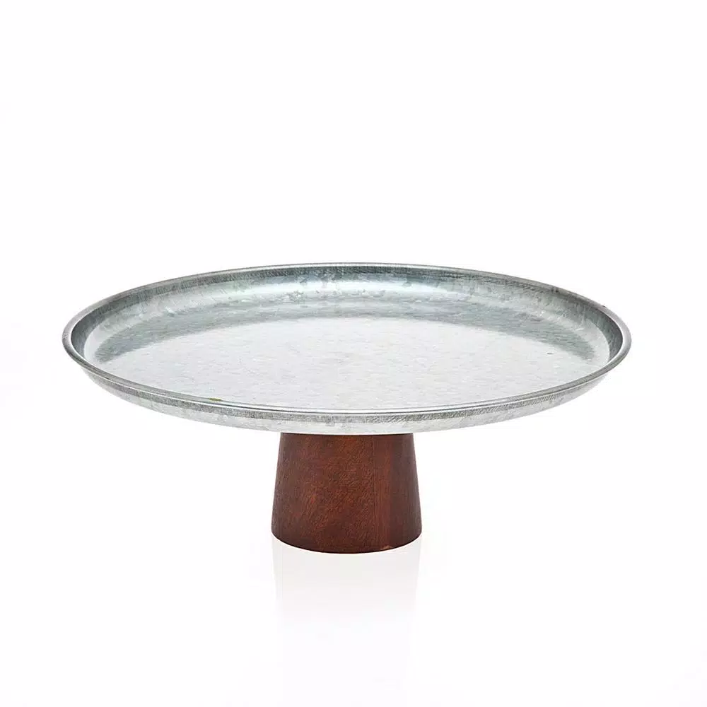 Best Pirce ๐ Godinger Cake Plate Wood Base ๐ 3 Best Pirce ๐ Godinger Cake Plate Wood Base ๐
