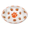 Promo 🛒 Magnolia Lane Clemson Ceramic Football Tailgating Platter ✨