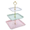 Budget 😀 MALACASA 3-Tiered Assorted Colors Cupcake Tower Stand Square Tiered Dessert Stand Serving Tray 👍 -Serveware Store Online unnamed file 331
