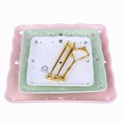 Budget 😀 MALACASA 3-Tiered Assorted Colors Cupcake Tower Stand Square Tiered Dessert Stand Serving Tray 👍 -Serveware Store Online unnamed file 334