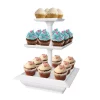 Best Pirce 😉 Chef Buddy 3-Tier Collapsible Dessert Stand With Self Storing Base 🌟 -Serveware Store Online unnamed file 344