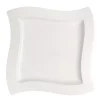 Budget 🤩 Villeroy &amp; Boch Villeroy & Boch New Wave White Porcelain 13 In. Square Platter 😀 -Serveware Store Online unnamed file 35