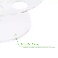 Brand new 😍 Mind Reader 9.75 In. W X 4.25 In. H X 9.75 In. L Round Clear Acrylic 14-Slot Ice Cream Cone Holder Food Cone Serving Tray 🧨 -Serveware Store Online unnamed file 400