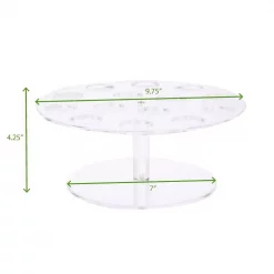 Brand new 😍 Mind Reader 9.75 In. W X 4.25 In. H X 9.75 In. L Round Clear Acrylic 14-Slot Ice Cream Cone Holder Food Cone Serving Tray 🧨 -Serveware Store Online unnamed file 403
