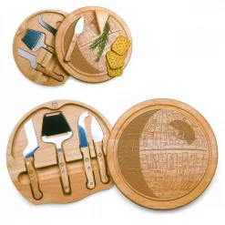 Best Pirce 👍 TOSCANA 10.2 In. Death Star Circo Cheese Board And Tools Set 😉 -Serveware Store Online unnamed file 41