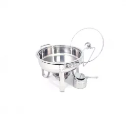 Promo 😀 ExcelSteel 4 Qt. Professional Heavy Duty Chafing Dish Set With Lid ✔️