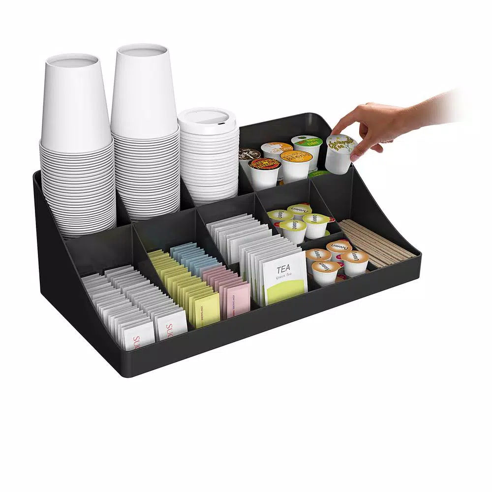 Best Pirce 🎉 Mind Reader Organizer Black For Coffee Condiments And Snacks 😍 5 Best Pirce 🎉 Mind Reader Organizer Black For Coffee Condiments And Snacks 😍 - Image 3