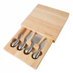 Best reviews of 🛒 Classic Cuisine 5-Piece Wooden Cheese Board With Stainless Steel Tools 🌟