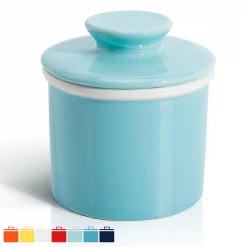 Top 10 🥰 Sweese Butter Keeper Crock – French Butter Dish – Turquoise, Set Of 1 🎉