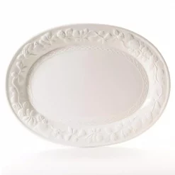 Best deal 😀 Gibson Home Fruitful White Durastone Platter 🎉