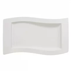 Outlet 👏 Villeroy &amp; Boch Villeroy & Boch NewWave White Porcelain 19.5 In. Rectangular Platter ❤️