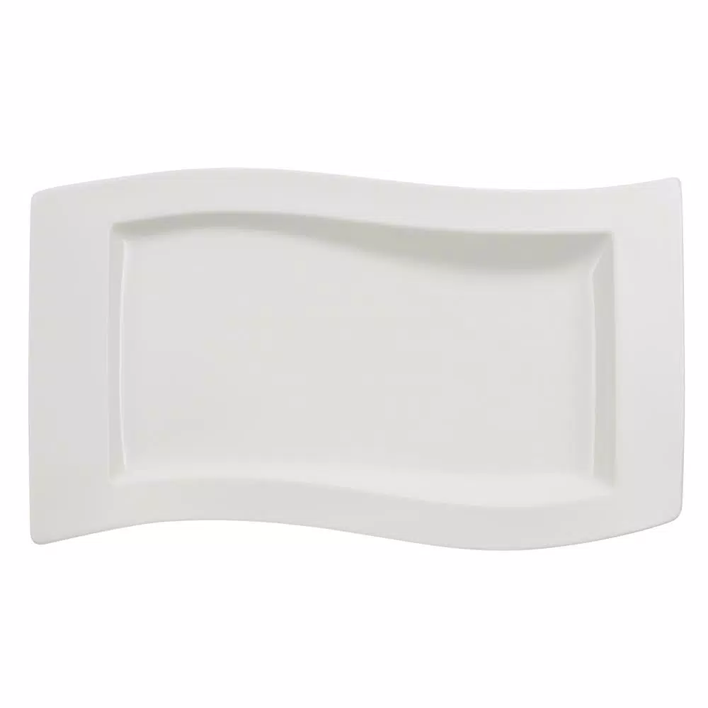Outlet ๐ Villeroy & Boch Villeroy & Boch NewWave White Porcelain 19.5 In. Rectangular Platter โค๏ธ 3 Outlet ๐ Villeroy & Boch Villeroy & Boch NewWave White Porcelain 19.5 In. Rectangular Platter โค๏ธ