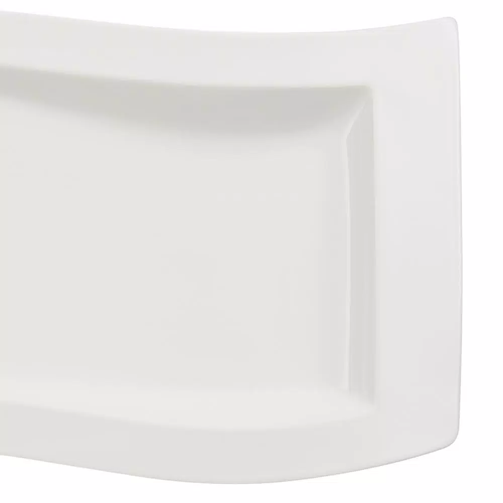 Outlet ๐ Villeroy & Boch Villeroy & Boch NewWave White Porcelain 19.5 In. Rectangular Platter โค๏ธ 4 Outlet ๐ Villeroy & Boch Villeroy & Boch NewWave White Porcelain 19.5 In. Rectangular Platter โค๏ธ - Image 2
