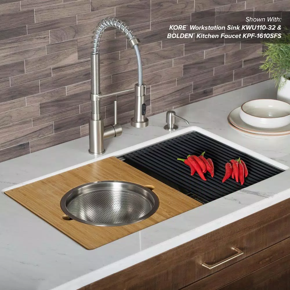 Buy ๐ KRAUS 16.75 In. Workstation Kitchen Sink Serving Board Set With Stainless Steel Colander ๐ 14 Buy ๐ KRAUS 16.75 In. Workstation Kitchen Sink Serving Board Set With Stainless Steel Colander ๐ - Image 12