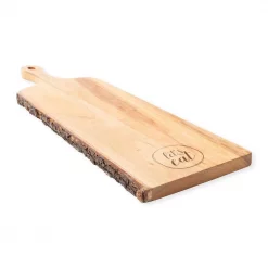 Wholesale ✔️ Cathy's Concepts Cathy’s Concepts Let’s Eat Live Edge Mango Wood Serving Board 💯 -Serveware Store Online unnamed file 476