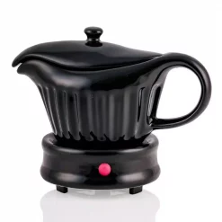 Coupon ⌛ Ovente 13.5 Oz. Black Electric Gravy Warmer With Detachable Gravy Boat (FW024589B) 🥰 -Serveware Store Online unnamed file 486