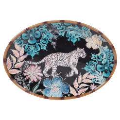 Best Pirce 🛒 Certified International 16 In. Multi-Colored Stoneware Exotic Jungle Oval Platter 👏